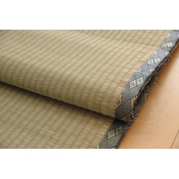 純国産い草 上敷き カーペット 糸引織 「湯沢」 団地間4.5畳 約255×255cm 1010050011402_1