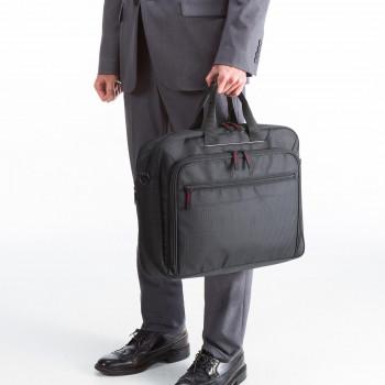 サンワサプライ マチ拡張PCバッグ 15.6インチワイド ブラック BAG-W4BK