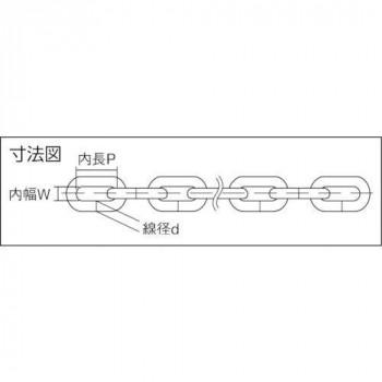 ニッサチェイン　PW20　白　プラカラーチェーン　30M　3101699_1