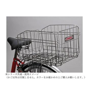 センタン工業 自転車カゴ 後ろ用 折りたたみ式バスケット ブラック SOT
