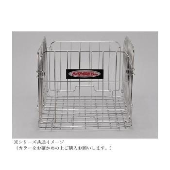 センタン工業 自転車カゴ 後ろ用 折りたたみ式バスケット シルバー SOT