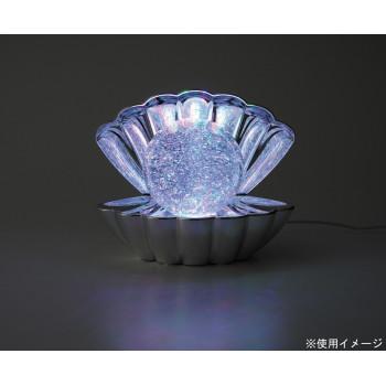 イシグロ ビッグシェルランプ グリッター AC電源アダプターなし シルバー 18166_1