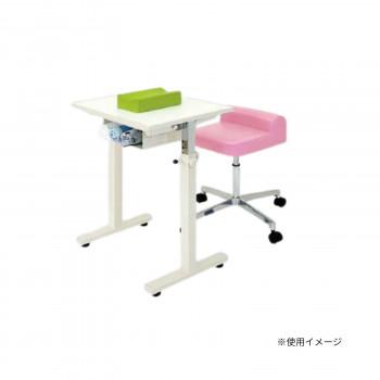 高田ベッド製作所 TK注射台(01) (棚付きテーブル) アジャスター付き TB-836-01の画像