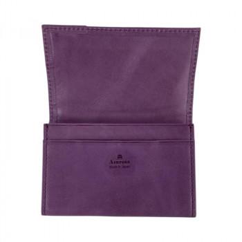ASHFORD アシュフォード ビタリータ 名刺入れ パープル 8544-078