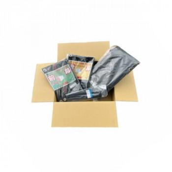 南榮工業 替幕4点セット サイクルハウス2台用(BK) ブラック_1
