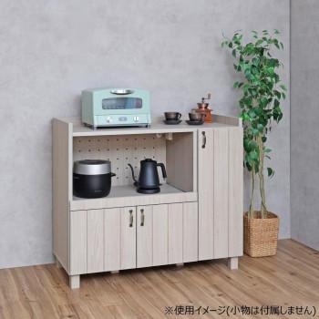 日本製組立家具 キッチンカウンター スライド式レンジ台 CO-CN-9010SR_1