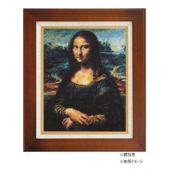 ししゅうキット 7027(紺) アートギャラリー 「モナ・リザ」ダ