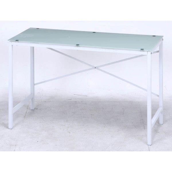 超歓迎 パソコンデスク おしゃれ デスク ガラス 机 北欧 Pcデスク スリム ワークデスク 110 パソコン机 勉強机 子供 ハイタイプ つくえ パソコン リビングデスク 白色 信頼 Www Kmhsystems Com