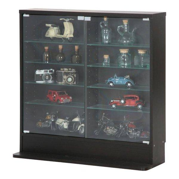 ガラスケース フィギュア ディスプレイ ショーケース コレクションケース ガラス 棚 業務用 人形 コレクションラック キャビネット 北欧 幅90 大型 Fjbk641 Elmono 通販 Yahoo ショッピング