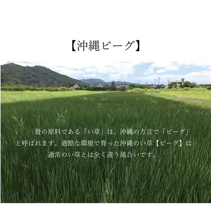 い草ラグ ラグ いぐさ 3畳 マット 国産 滑り止め 裏貼り い草カーペット 夏用 い草 カーペット クッション 日本製 おしゃれ 抗菌 防臭 夏 長方形 ビーグ_2