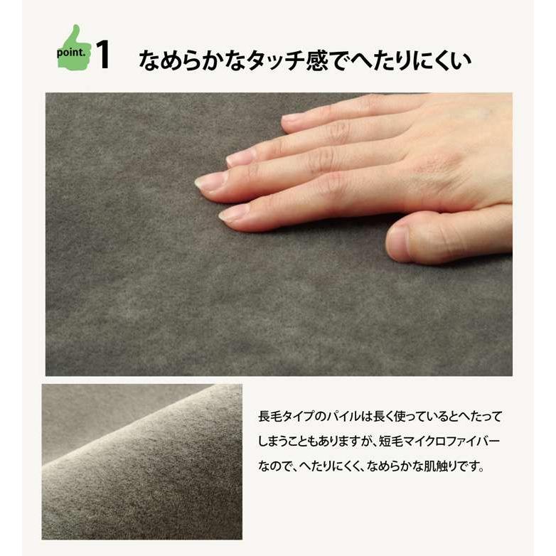 ラグ 冬用 カーペット 3畳 洗える 6畳 絨毯 無地 おしゃれ ラグマット 洗濯 防音 滑り止め 長方形 格安 シンプル 220×320 韓国 風_3