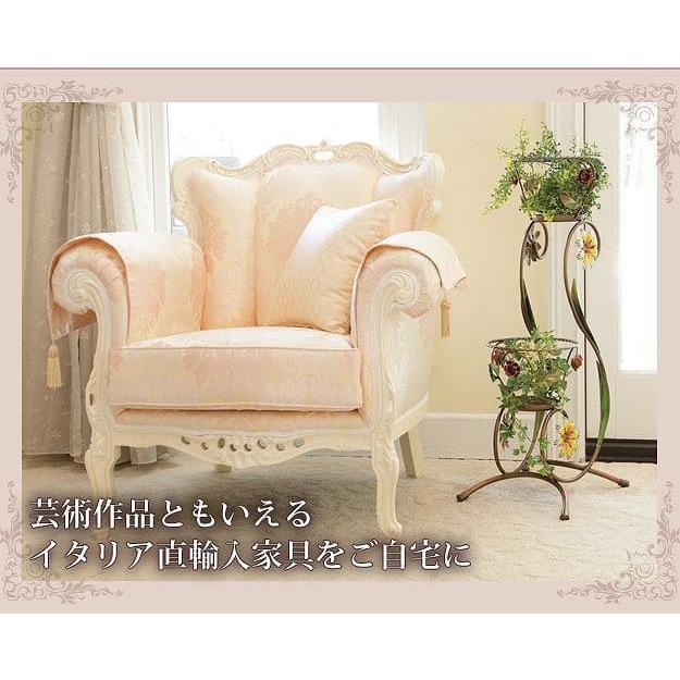 プランタースタンド ラック 完成品 アイアン イタリア 室内 2段