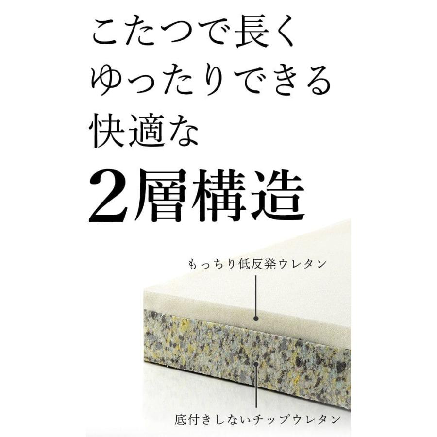 ソファ 二人掛け 2人掛けソファ 低反発 完成品 リクライニング ロー こたつ ファブリック ローバック 2人用 ソファー 日本製 低め 一人暮らし おしゃれ_7