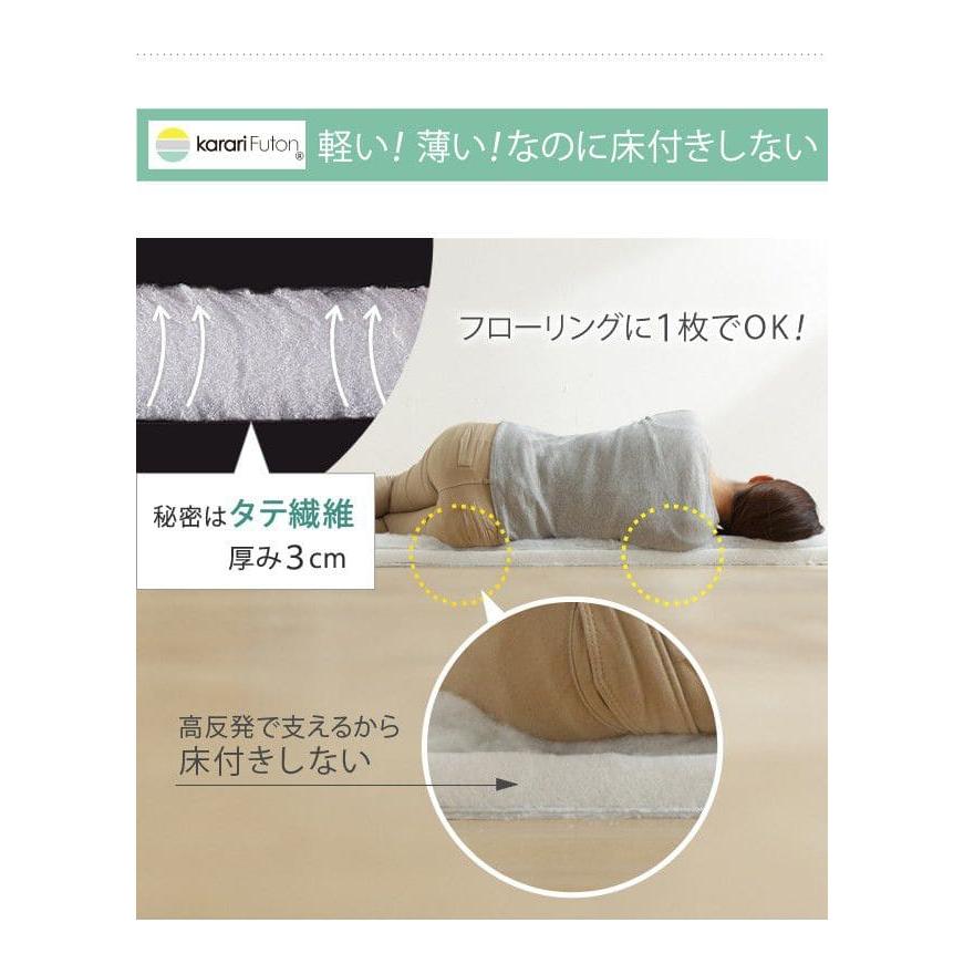 敷き布団 シングル 防ダニ 洗える 軽い 防カビ 高反発 クッション 薄め 吸湿 硬め 床置き オールシーズン フローリング 湿気対策 冬 ベッド 畳の上 腰痛_11