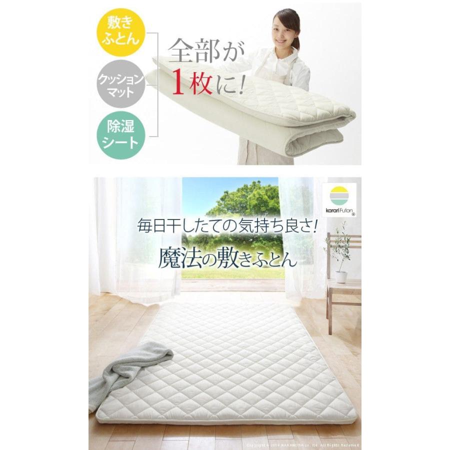 敷き布団 シングル 防ダニ 洗える 軽い 防カビ 高反発 クッション 薄め 吸湿 硬め 床置き オールシーズン フローリング 湿気対策 冬 ベッド 畳の上 腰痛_1