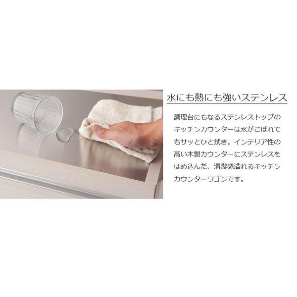 キッチンカウンター 完成品 レンジ台 目隠し コンセント カウンター 天板 収納 日本製 おしゃれ レンジボード ロータイプ 引き出し 食器棚 幅110_12