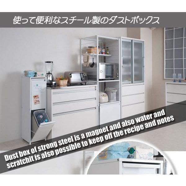 ふた付き二段式グレー引き出し式ゴミ箱 ゴミ箱 スリム 2段 30l 幅25 フタ付き ラック 斜め ダストボックス