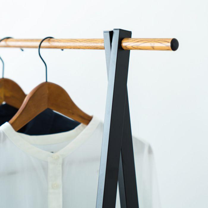 ハンガーラック 折りたたみ 棚 フック アイアン 頑丈 大容量