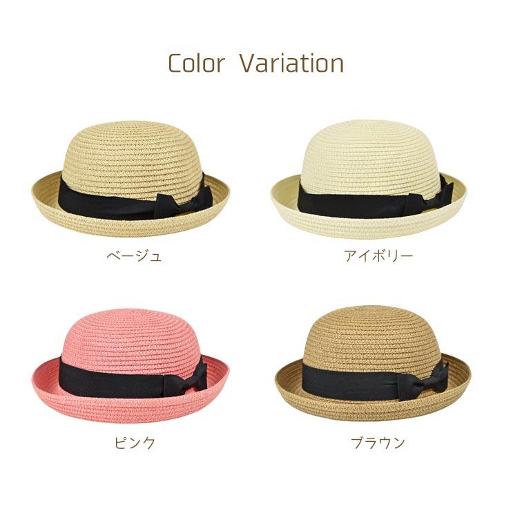 キッズ ストローハット 51cm 50cm 49cm 麦わら帽子 帽子 ゴム付き