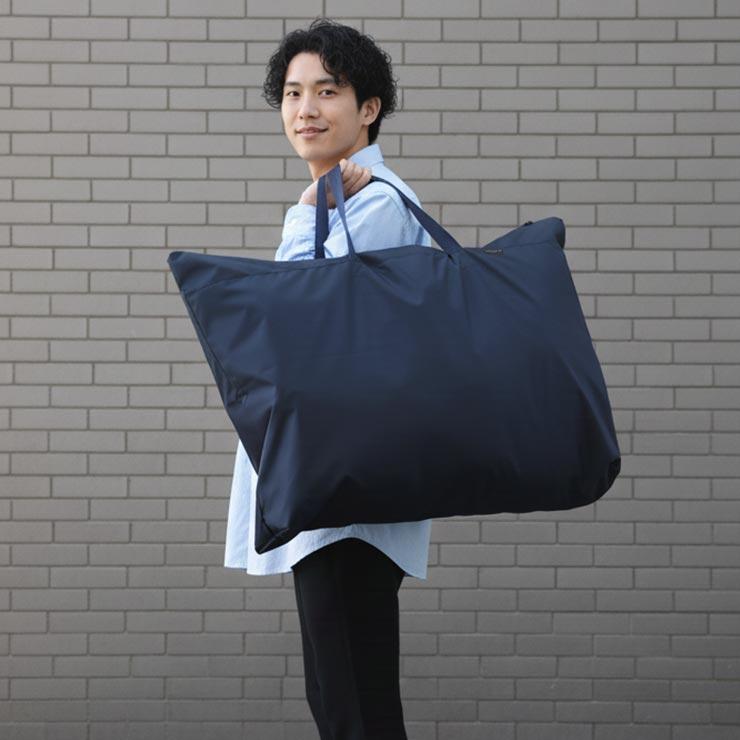 お昼寝布団バッグ 74x56x18cm 日本製 撥水 はっ水 洗える ナイロン