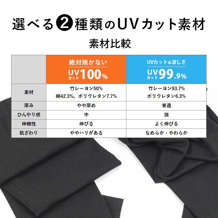 アームカバー UVカット100% 冷感 ゆったり ロング UV手袋 接触冷感