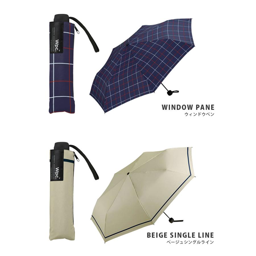 爆買 メンズ 男性 折り畳み傘 日傘 手開き Wpc. 58cm 晴雨兼用 紫外線