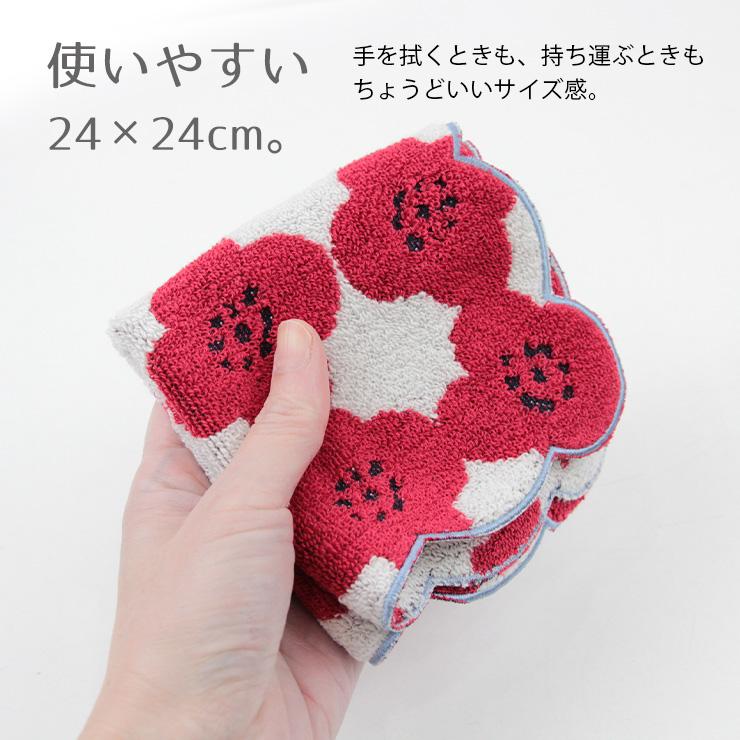 ハンカチ タオルハンカチ ハンドタオル 24×24cm 綿100％ レディース