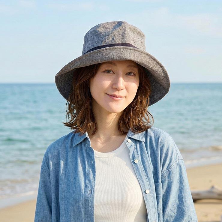 帽子 -10℃ コカゲル ハット 夏 UVカット 99.9% レディース 56cm 57cm