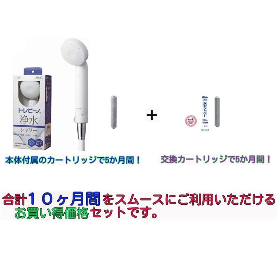 使い勝手の良い セット販売 東レ トレビーノ トレシャワーrs53 交換カートリッジ Rsc51 Dprd Jatimprov Go Id