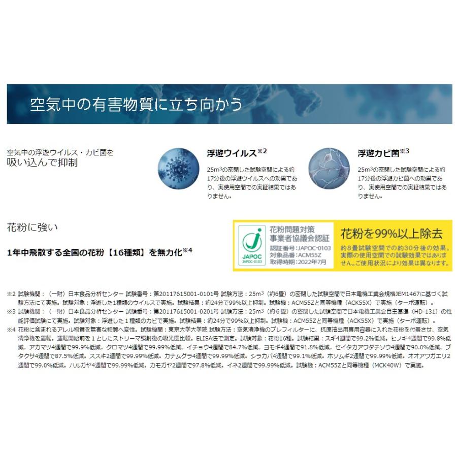 ダイキン ACM555A-W (2025年最新モデル) 25畳 ストリーマ 空気 ダイキン ACM555A-W (2025年最新モデル) 25畳 ストリーマ 空気