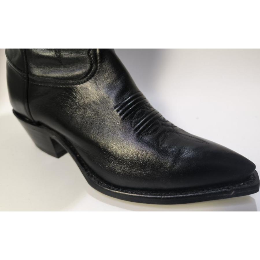 美品TONY LAMA トニーラマミドル丈レザーブーツ23cm Tony Lama 1973L トニーラマ Lama サイズ 6B （23cm）ブラック