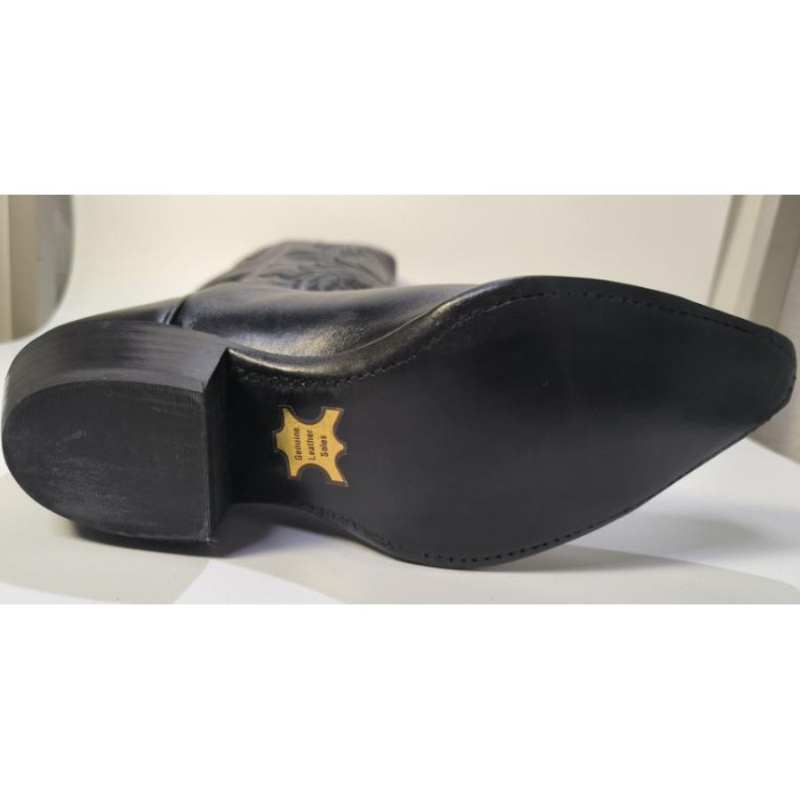 70s Tony Lama usa ウエスタンブーツ 6½ レザー ブラック Tony Lama