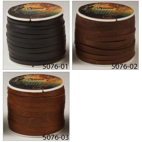 【USA直輸入】tandy LEATHER製 なめし革手工芸品原料品 革 手道具 なめし革スピード競技 革紐 Kodiak Lace 5076- 黒いこと、赤銅色、タン (6mm×10.9m)【貨物輸送無料 通信販売】 楽器、手芸、コレクション-レザークラフト道具、材料-手芸、ハンドクラフト