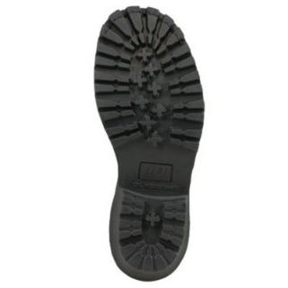A9S) 55058 チペワ CHIPPEWA　8"メンズ ブラック ウォータープルーフ スチールトゥ レースアップブーツ   6/JLの画像