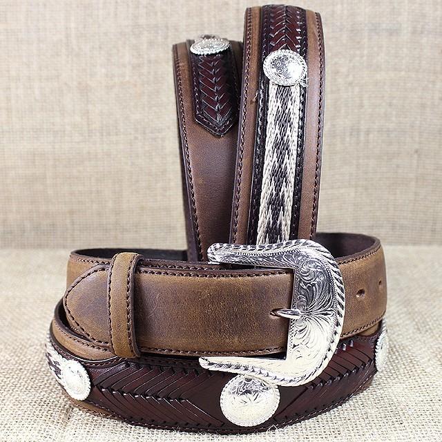 TONY LAMA Montana silversmithsウェスタンベルト32 TONY LAMA Montana silversmithsウェスタンベルト32