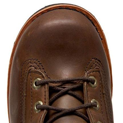 73101 チペワ CHIPPEWA　8"メンズ ブラウン ウォータープルーフ スチールトゥ レースアップブーツ6/MYFの画像