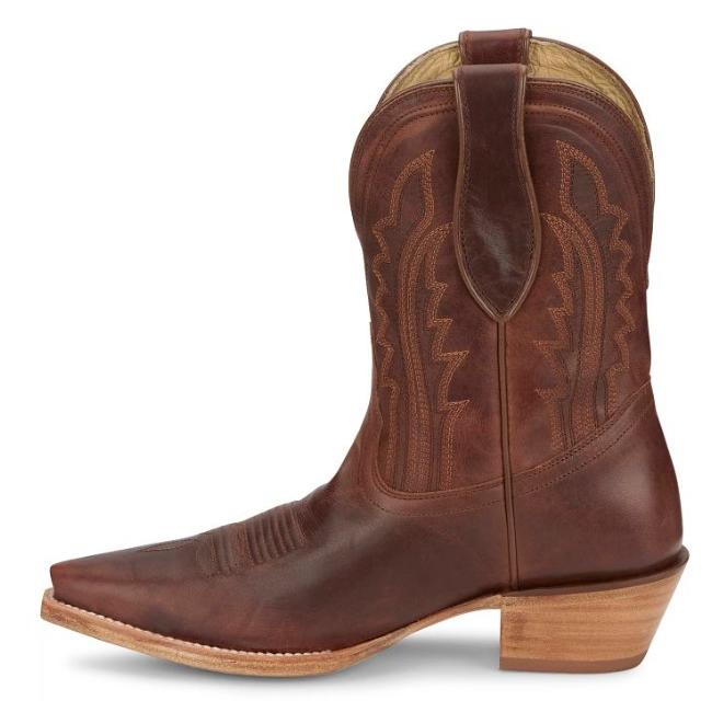 【7/AUDR3251】トニーラマ Tony Lama　レディース  アレリ　9インチ　コニャックカラー　ウエスタンブーティーの画像