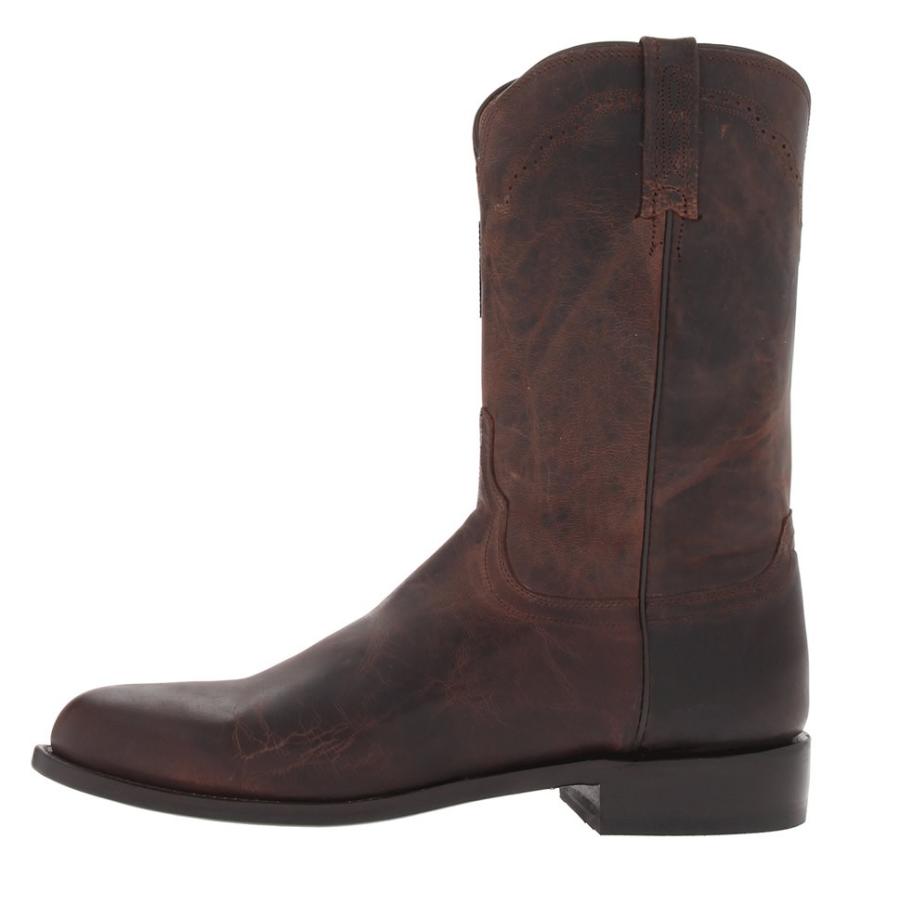 【M1018.C2】10"チョコレート マドラス ゴート メンズ ローパーブーツ ルケーシー 【Lucchese】の画像
