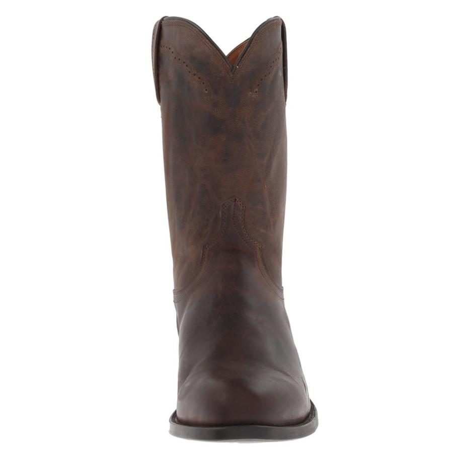 【M1018.C2】10"チョコレート マドラス ゴート メンズ ローパーブーツ ルケーシー 【Lucchese】の画像