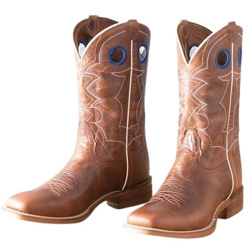A9AU) NB5536 ノコナ NOCONA　11"メンズ ゴー ラウンド タン ウエスタンブーツの画像