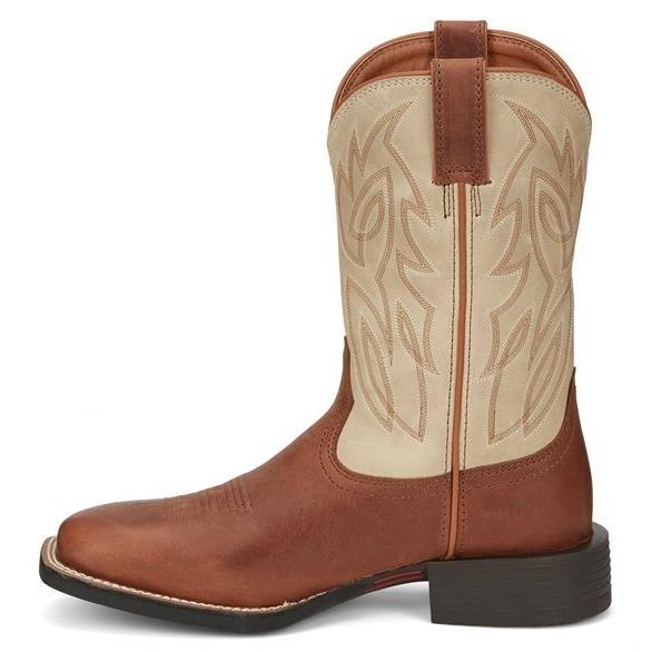 SE7511 ジャスティンブーツ Justin 11" キャンター ボードスクエア ツゥー ウエスタンブーツ se7511グレート