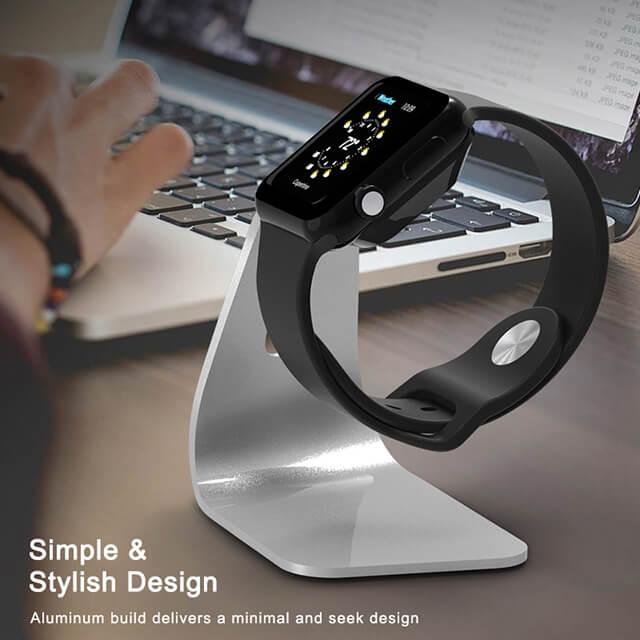 Apple Watch スタンド アップルウォッチ 充電 充電スタンド アルミ 