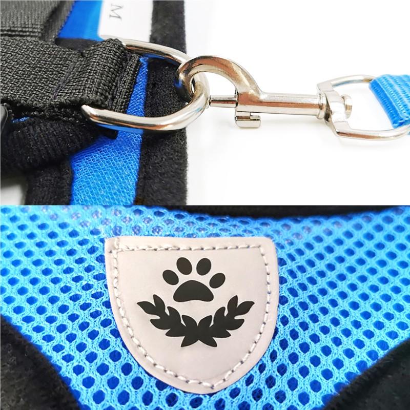 ハーネス リード付 犬 猫 ペット 服 ウェアハーネス 胴輪 メッシュ 犬