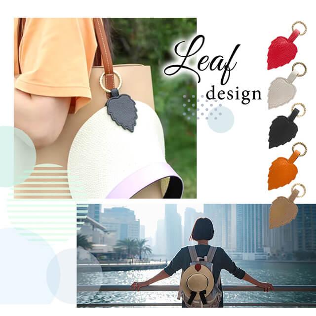 帽子クリップ　マグネットクリップ　クリップ　帽子　磁石　葉型　リーフ　2個 cjfj177486-01.jpg