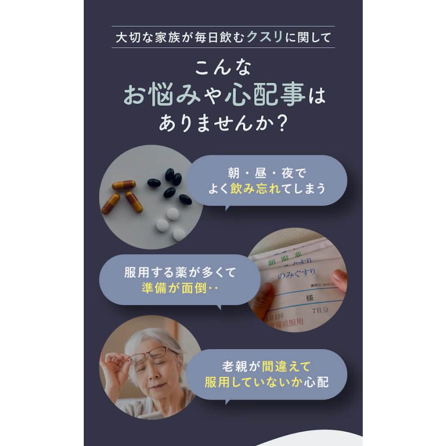半永久的に使える】お薬カレンダー 1ヶ月 壁掛け 薬 飲み忘れ防止 超