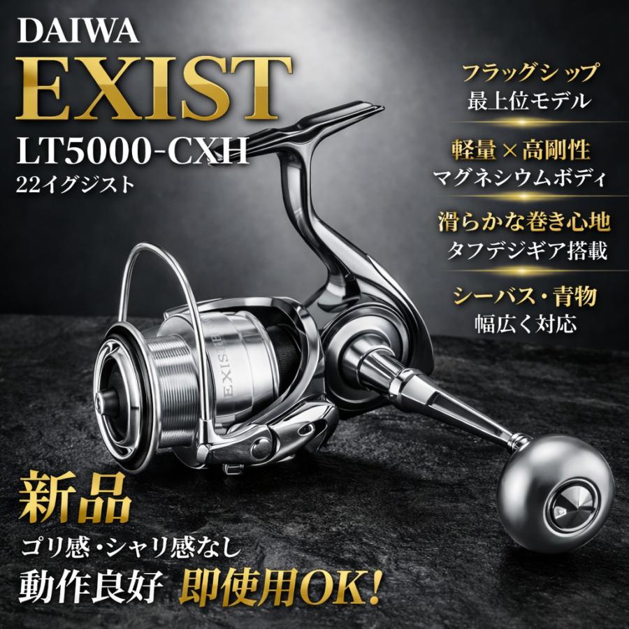 美品 ダイワ 22イグジストLT5000-CXH ダイワ 22イグジスト LT5000-CXH 新品 未使用 スピニングリール