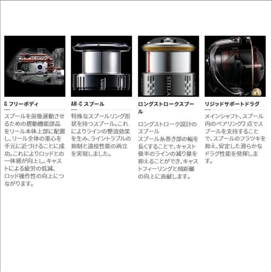 シマノ 22 ステラ C2000SHG (2022年モデル) スピニングリール : ELRAN