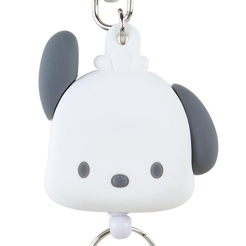 りお出品 sanrio（サンリオ） ポチャッコ フェイス形リールキーホルダー 168882