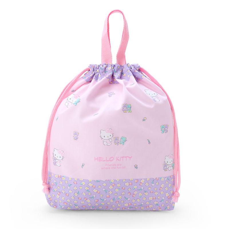 ハローキティ 持ち手付き巾着 255815 サンリオ Sanrio : EL Store