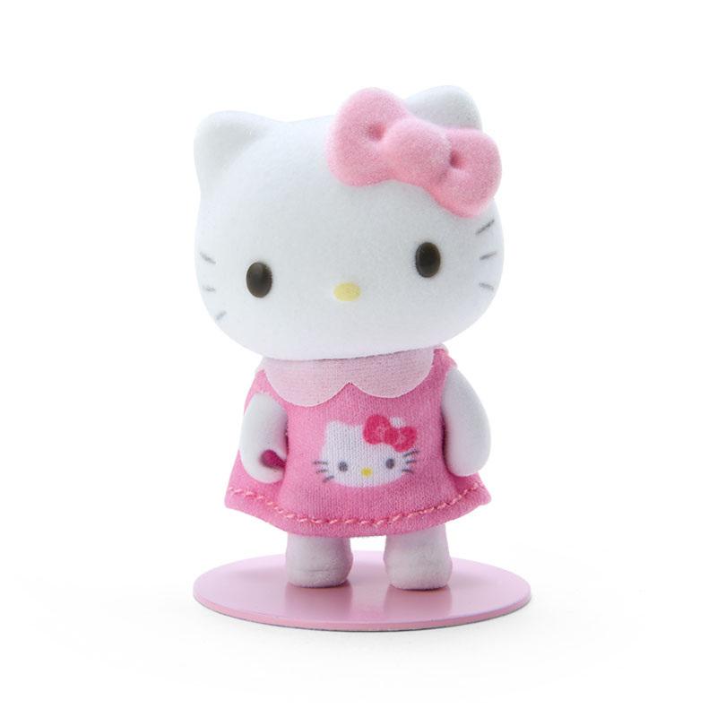 sanrio ハローキティ フロッキードール(ぴたっとふれんずミニ sanrio ハローキティ フロッキードール(ぴたっとふれんずミニ